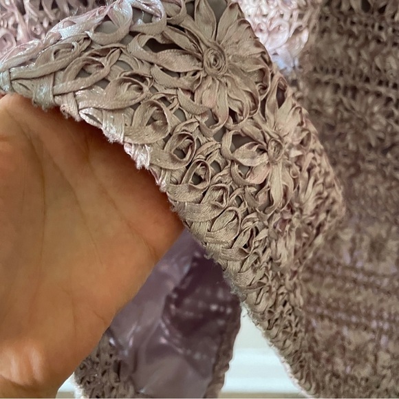 JS Collections Cutout Back Soutache Gown in Pink Sz 14 - Picture 10 of 16